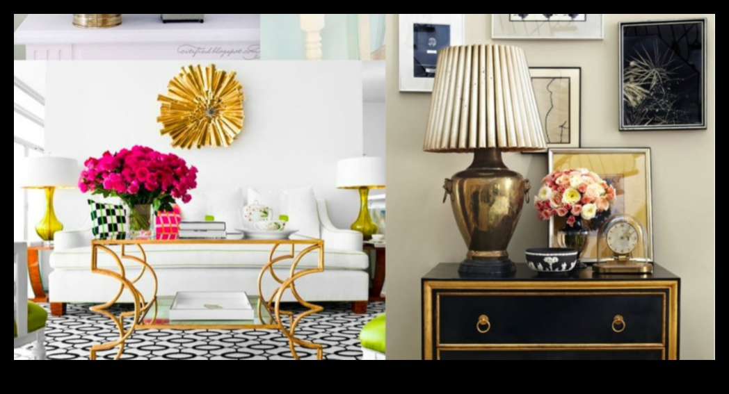 Κομψοί τρόποι για να χρησιμοποιήσετε χρυσές πινελιές στη διακόσμηση του σπιτιού