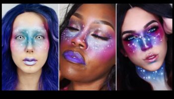 Glam and Galaxy: Εξερευνώντας τις κοσμικές επιρροές σε λαμπερά στυλ μακιγιάζ