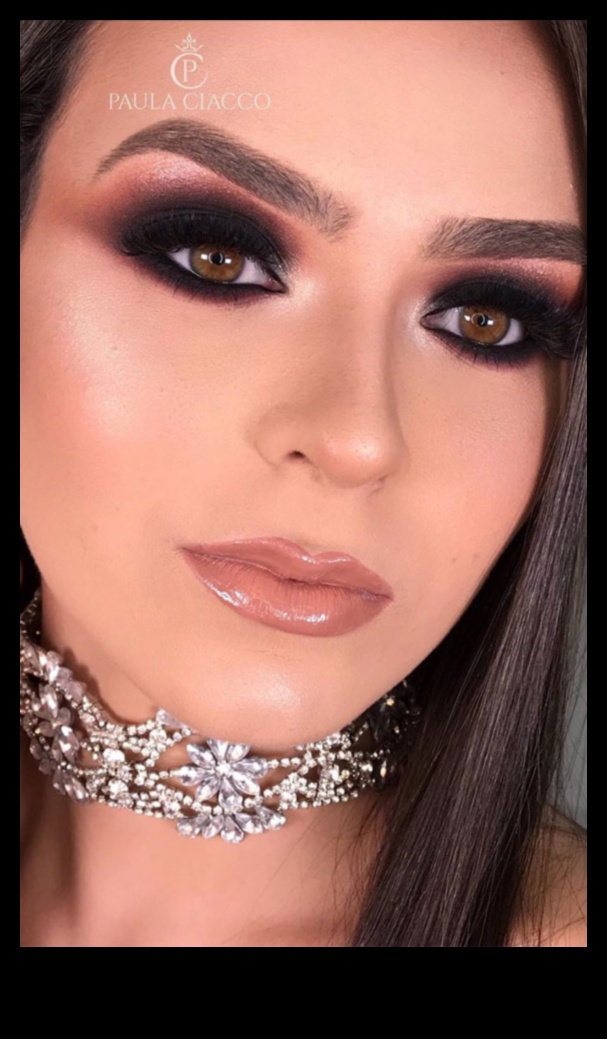 Glam and Geometric: Εξερευνώντας τις δομημένες επιρροές στα λαμπερά στυλ μακιγιάζ