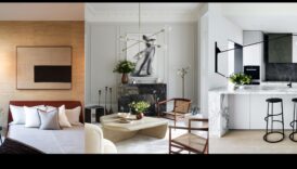 Ποιες είναι μερικές ιδέες για μοντέρνα διακόσμηση γραφείου στα μέσα του αιώνα για έναν κομψό χώρο εργασίας;