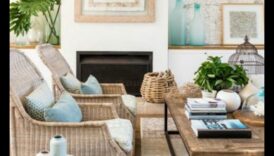Πώς να δημιουργήσετε ένα παραθαλάσσιο σαλόνι με ιδέες διακόσμησης από ψάθινα;